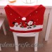 Nueva Santa Claus Cap cubierta de la silla de mesa Red Hat silla trasera cubre Navidad decoraciones para el hogar 1 piezas ali-09870406